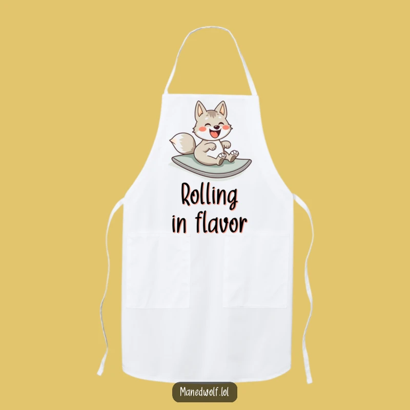 Funny Maned Wolf Apron: Cook with Joy and Laughter!