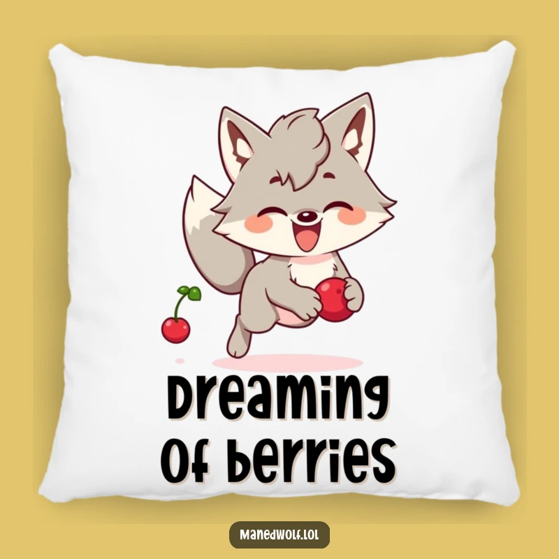 Funny Kawaii Maned Wolf Pillow: Chase Comfort, Adorable Humorous Gift