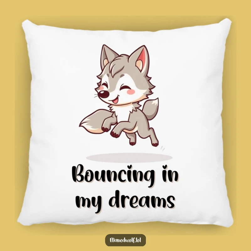 Funny Kawaii Maned Wolf Pillow: Cuddle Up with Bouncy Trot Happiness