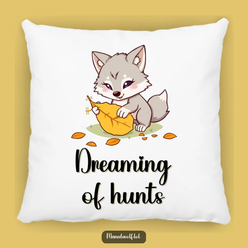 Funny Kawaii Maned Wolf Pillow: Snuggle Up with Playful Comfort!