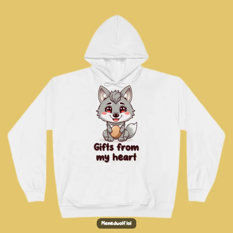 Funny Maned Wolf Hoodie: Cozy Grin Design, Wonderful Funny Gift for Warmth & Charm!