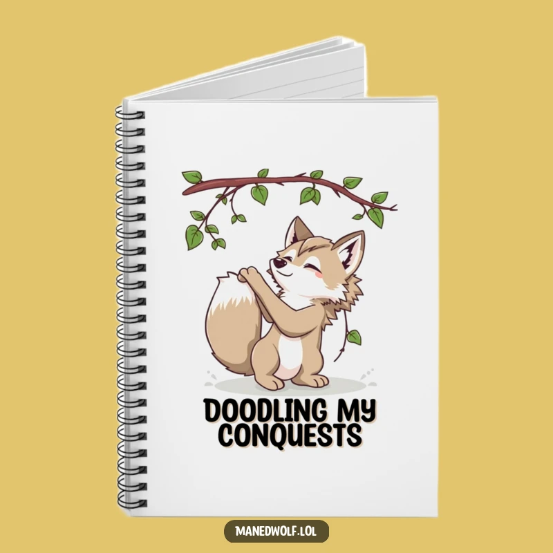 Playful Maned Wolf Notebook - Jot Down Playful Ideas