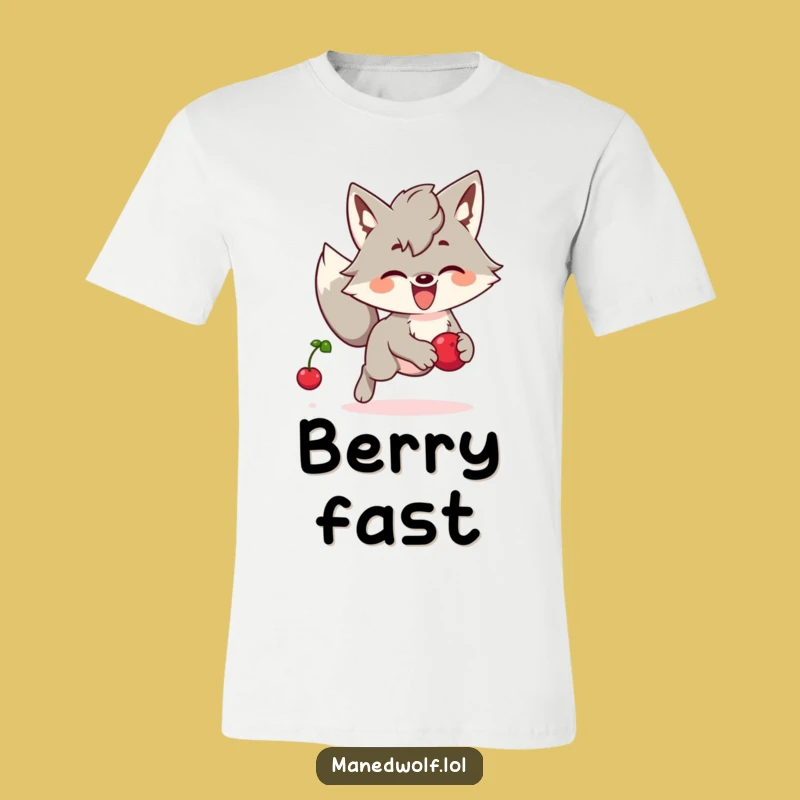 Funny Kawaii Maned Wolf T-Shirt: Berry Chase Graphic, Great Humorous Gift