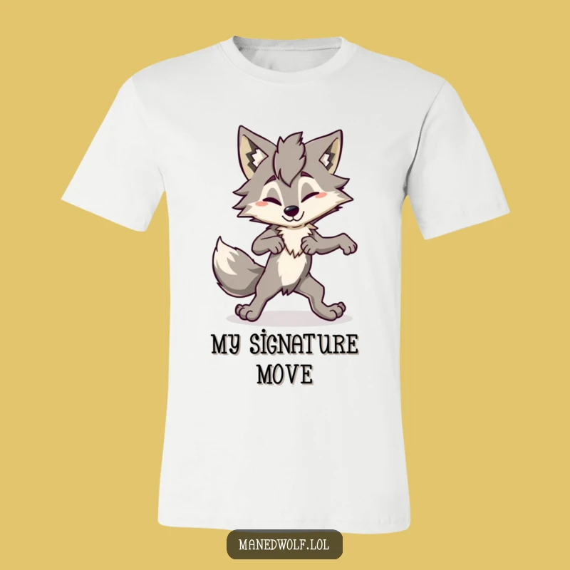 Funny Awkward Maned Wolf Dance T-Shirt: Comical Moves Gift!