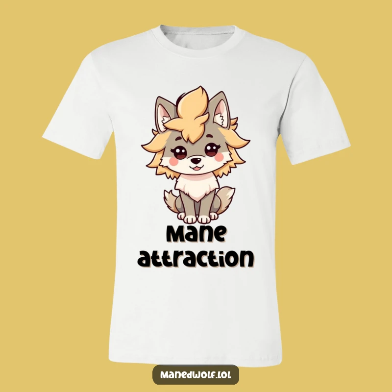 Funny Kawaii Maned Wolf Mane T-Shirt: Strut Your Stuff with This Hilarious Fashion Tee