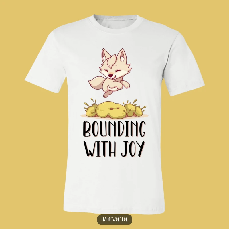 Funny Kawaii Maned Wolf T-Shirt: Bush Jumper, Cute Animal Tee Gift