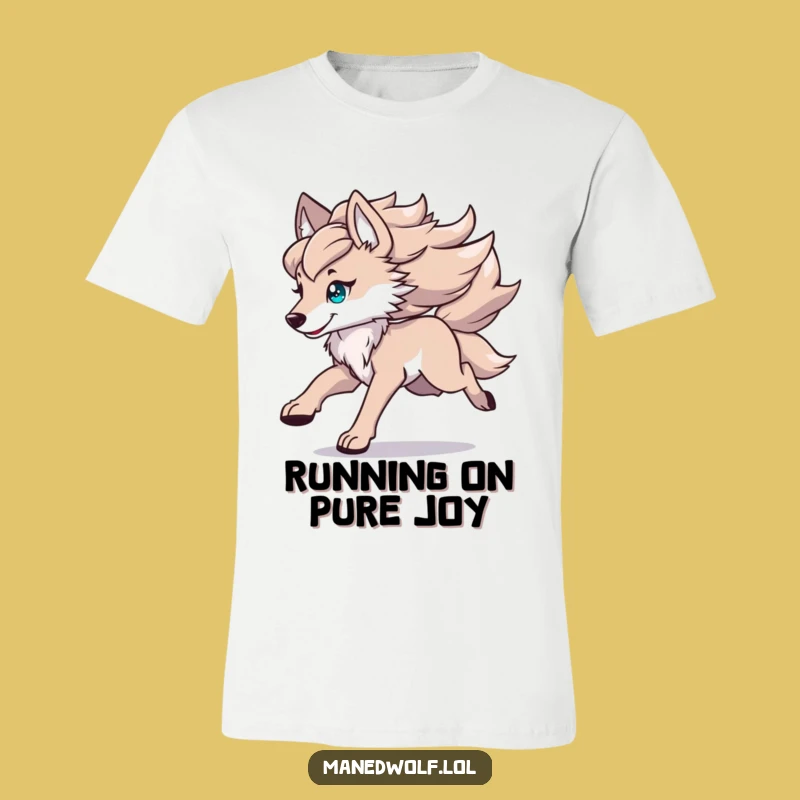 Funny Kawaii Maned Wolf T-Shirt: Unleash Your Style with Flowing Mane Art