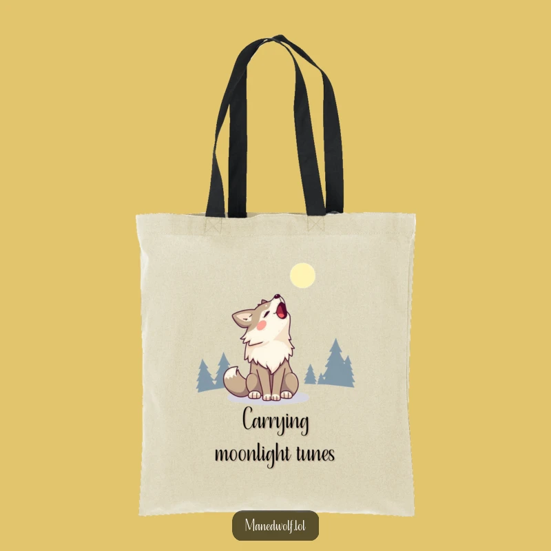 Kawaii Maned Wolf Tote Bag - Carry Happiness with Humor