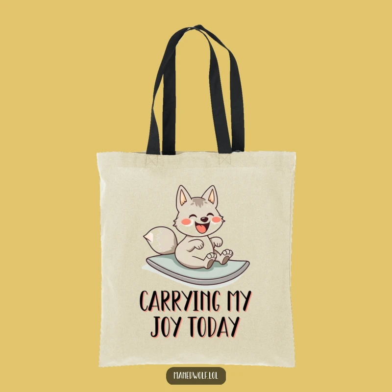 Funny Maned Wolf Tote Bag: Carry Your Joy with this Hilarious Accessory